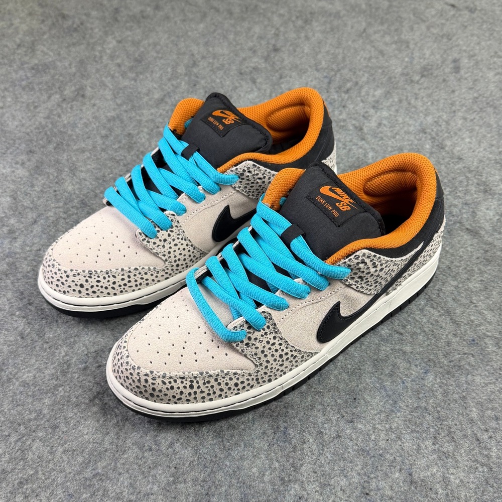 Nike SB Dunk Low Pro Safari Phantom Black Monarch FZ1233-002 Mens 9